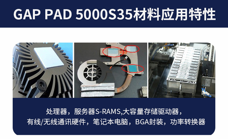 GAP PAD 5000S35 应用